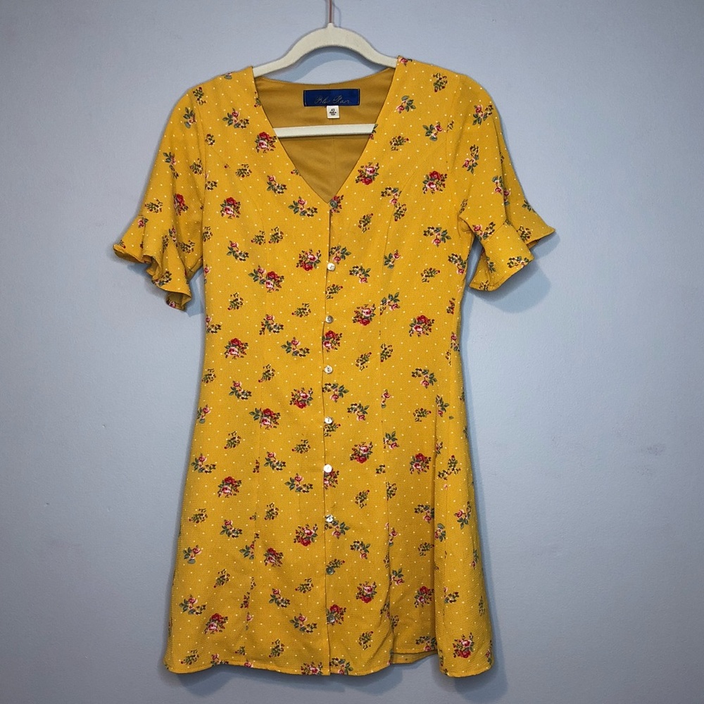 FRANCESCA'S Women’s Yellow Dress Size XS